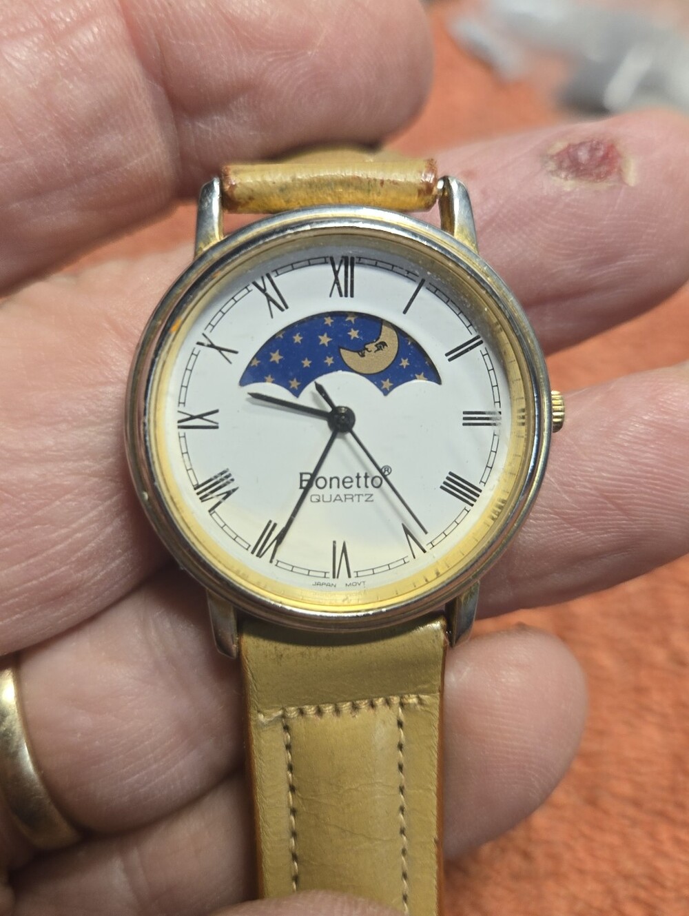 Bonetto Quartz Moon Phase Watch